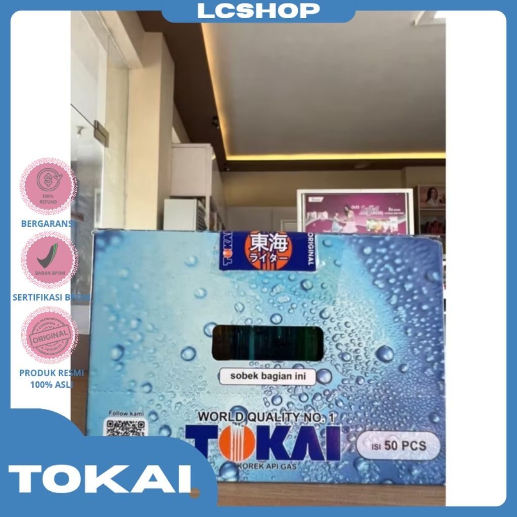 Korek Gas Tokai @50Pcs