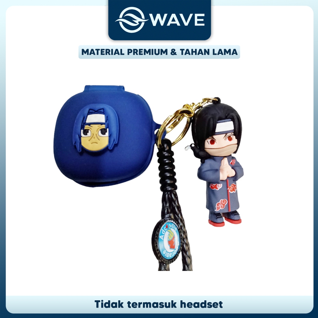 [R50i] Case Karakter Soundcore R50i Itachi Biru Premium Quality Soft Silicon Gan32