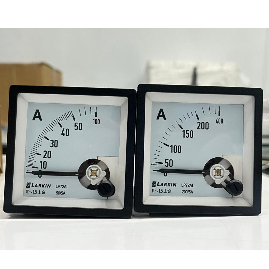 Analog AC Ampere Meter, 72x72 Larkin LP-72 AI