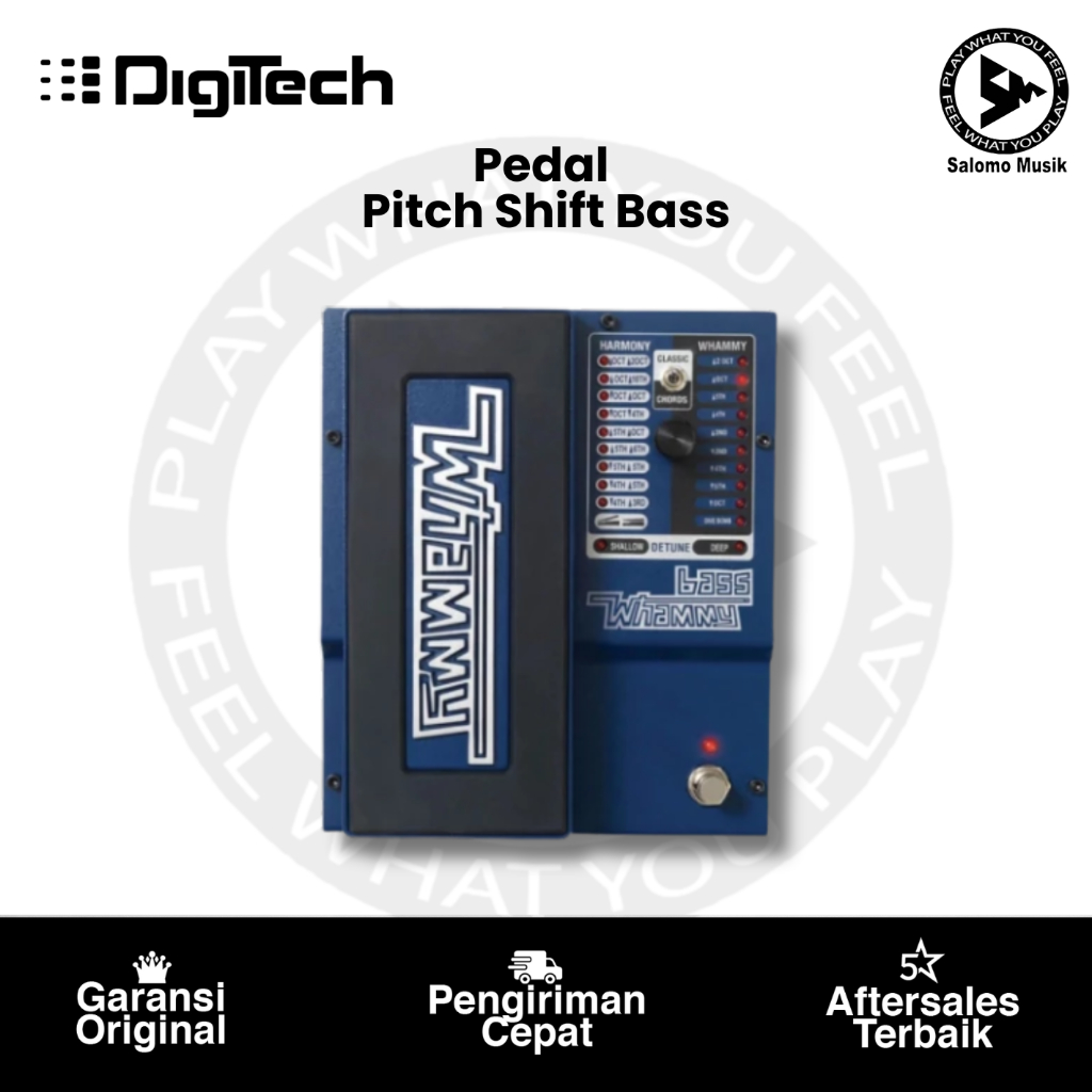 Pedal Digitech Bass Whammy Pitch Shift Bass Original