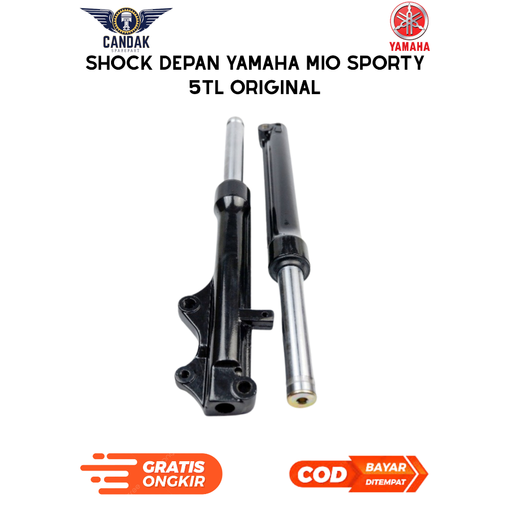 Shock Depan Yamaha Mio Sporty 5TL Original Ori | Sok Depan Mio Sporty Standar Pabrik Nyaman
