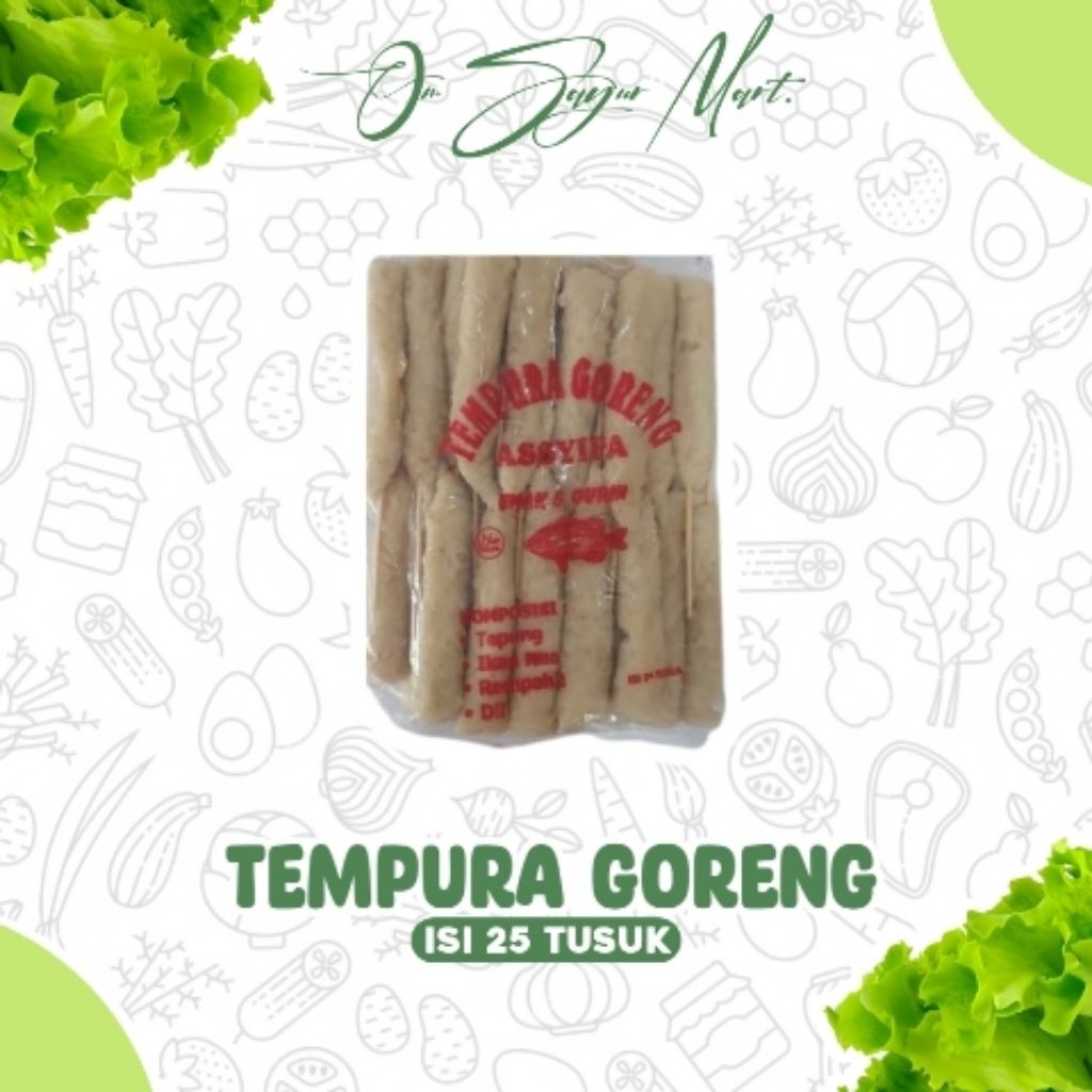 Tempura tusuk/ Tempura goreng isi 25 tusuk (Frozen Food)