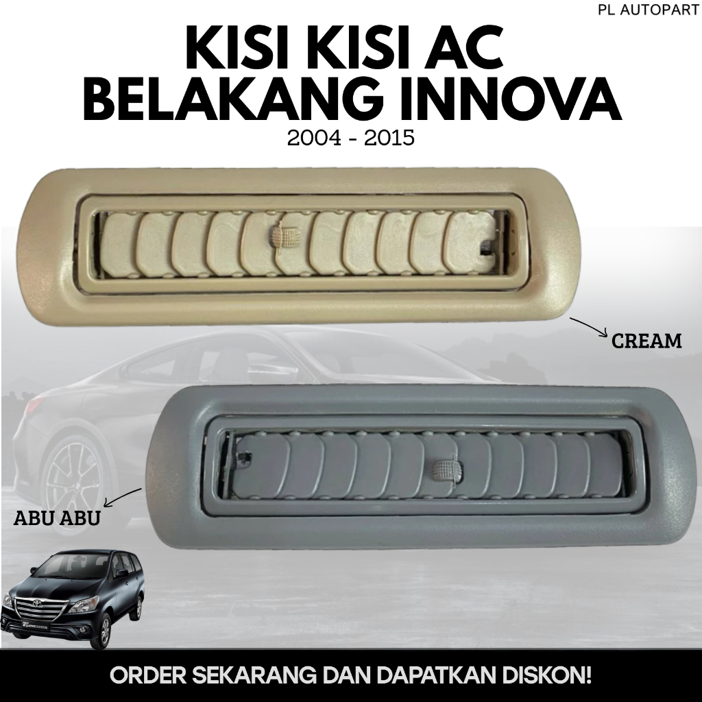 KISI KISI AC BELAKANG INNOVA 2004-2015