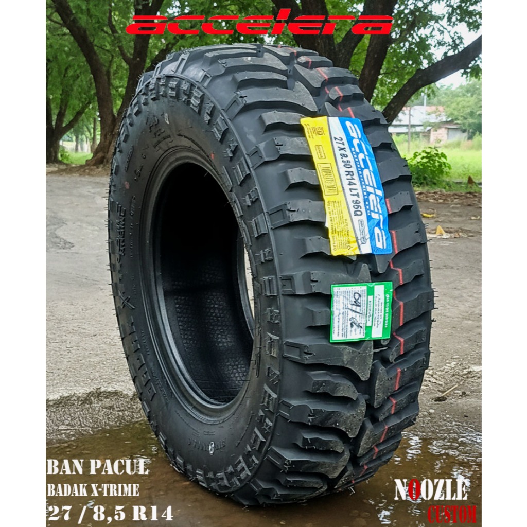 Ban Pacul R14 Ban Mobil Ring 14 Ukuran Ban 27 / 8,5 R14 Type Badak X Trime Merek Badak / Ban Komodo