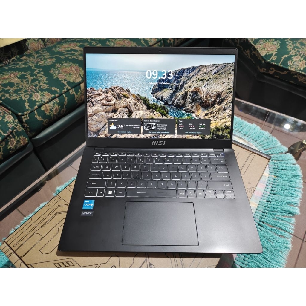 laptop msi modern 14 core i3 gen 12 8/256 fhd ips