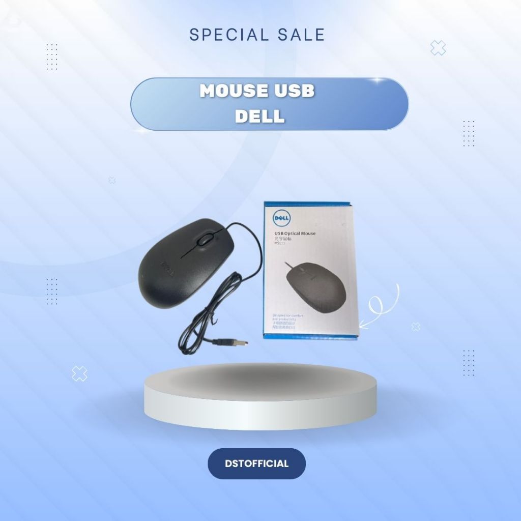 Mouse DELL MS111 / Mouse MS111 / Dell MS111 / Mouse USB Optical DELL MS111