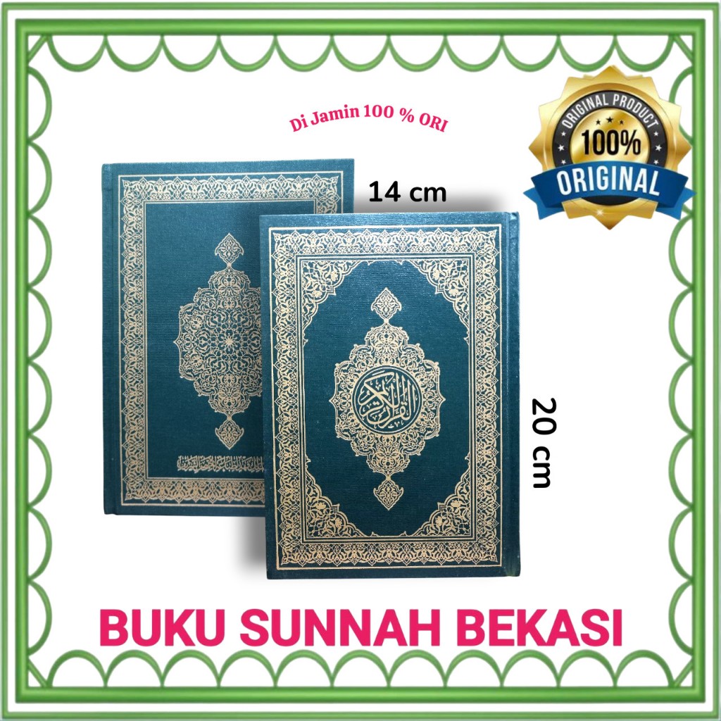 Mushaf ASLI Madinah  ( Ukuran 14 X 20 cm ) ORIGINAL | AL-Quran  Madinah Utsmani | Quran Utsmani
