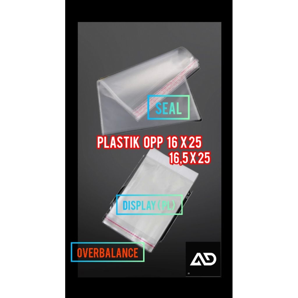Plastik Opp 16x25 16,5x25 Souvenir & Aksesoris - Plastik Opp 16 x 25 / 16.5 x 25 Roti Manis - Plasti