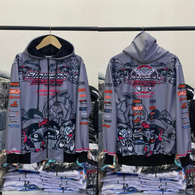 PIONERR RACING - jaket racing - jaket motor - jaket racing sunmoori - jaket racing balap full printi