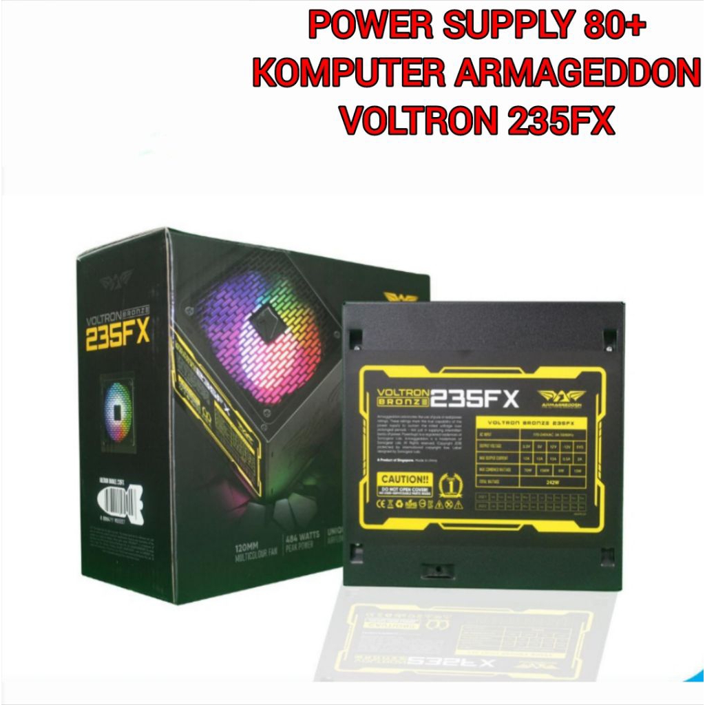 POWER SUPPLY 80+ ARMAGEDDON VOLTRON 235FX KOMPUTER PC