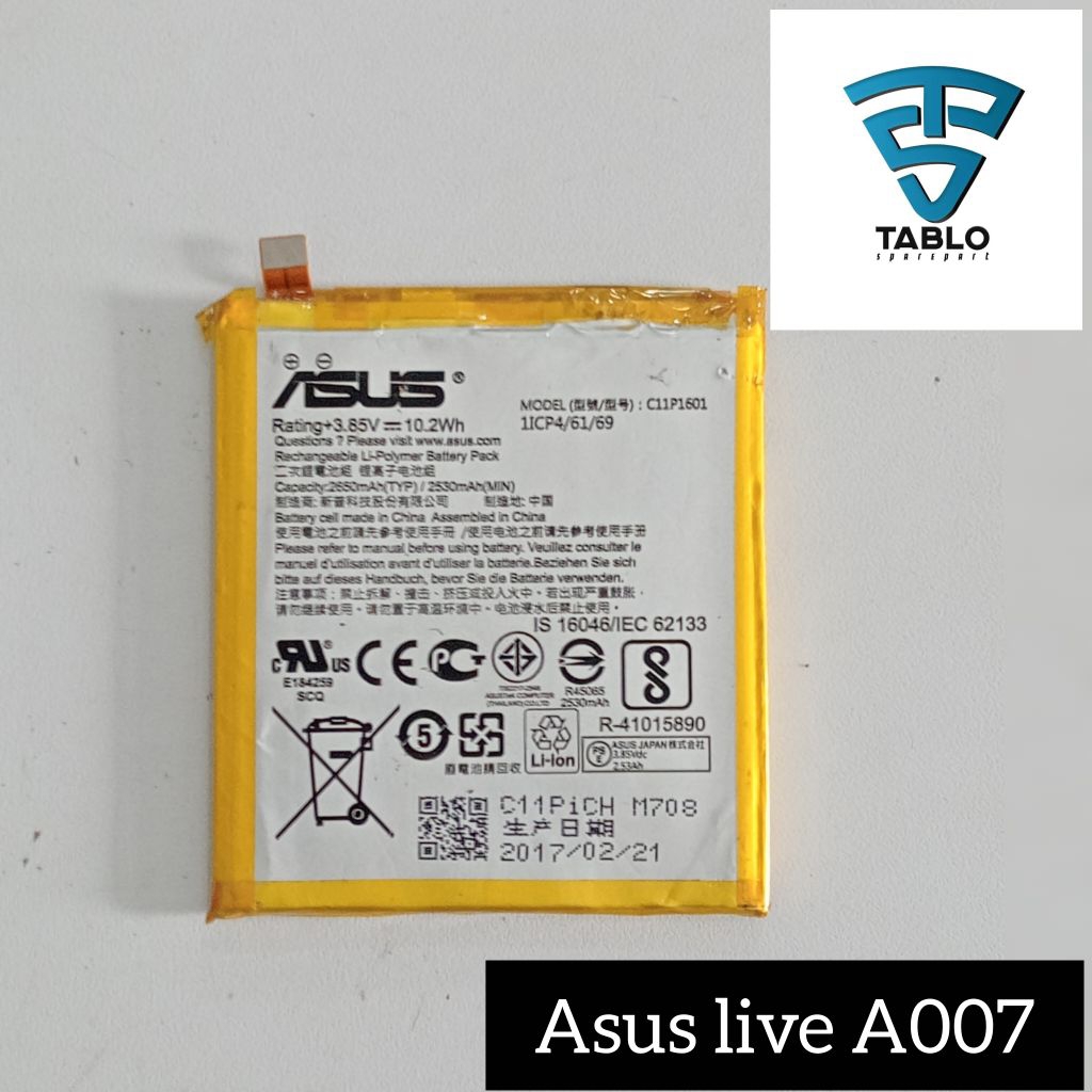 baterai Asus live a007 ori Copotan