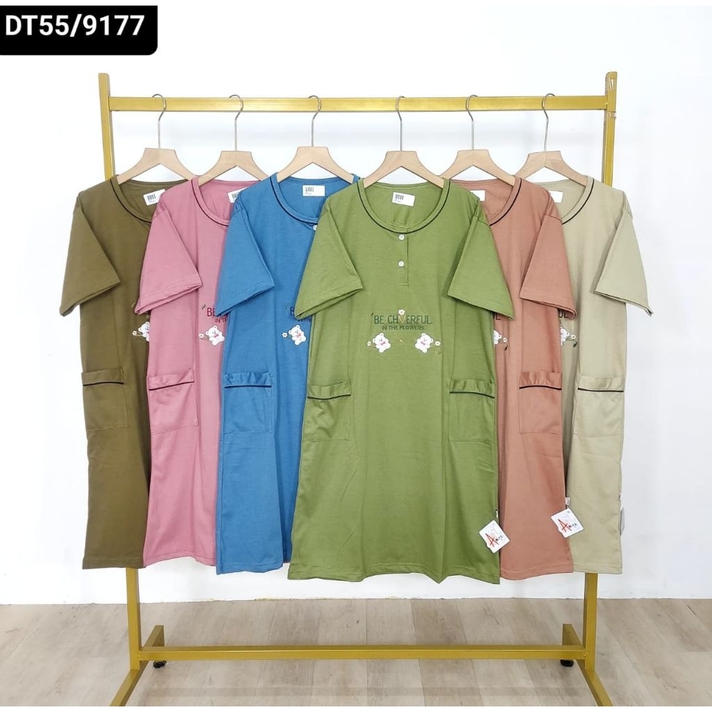 [AMRO KAOS] Daster Ukuran Standard Full Colour Merk AMRO Bahan Kaos STOK TERBATAS Max. BB 65kg bisa 