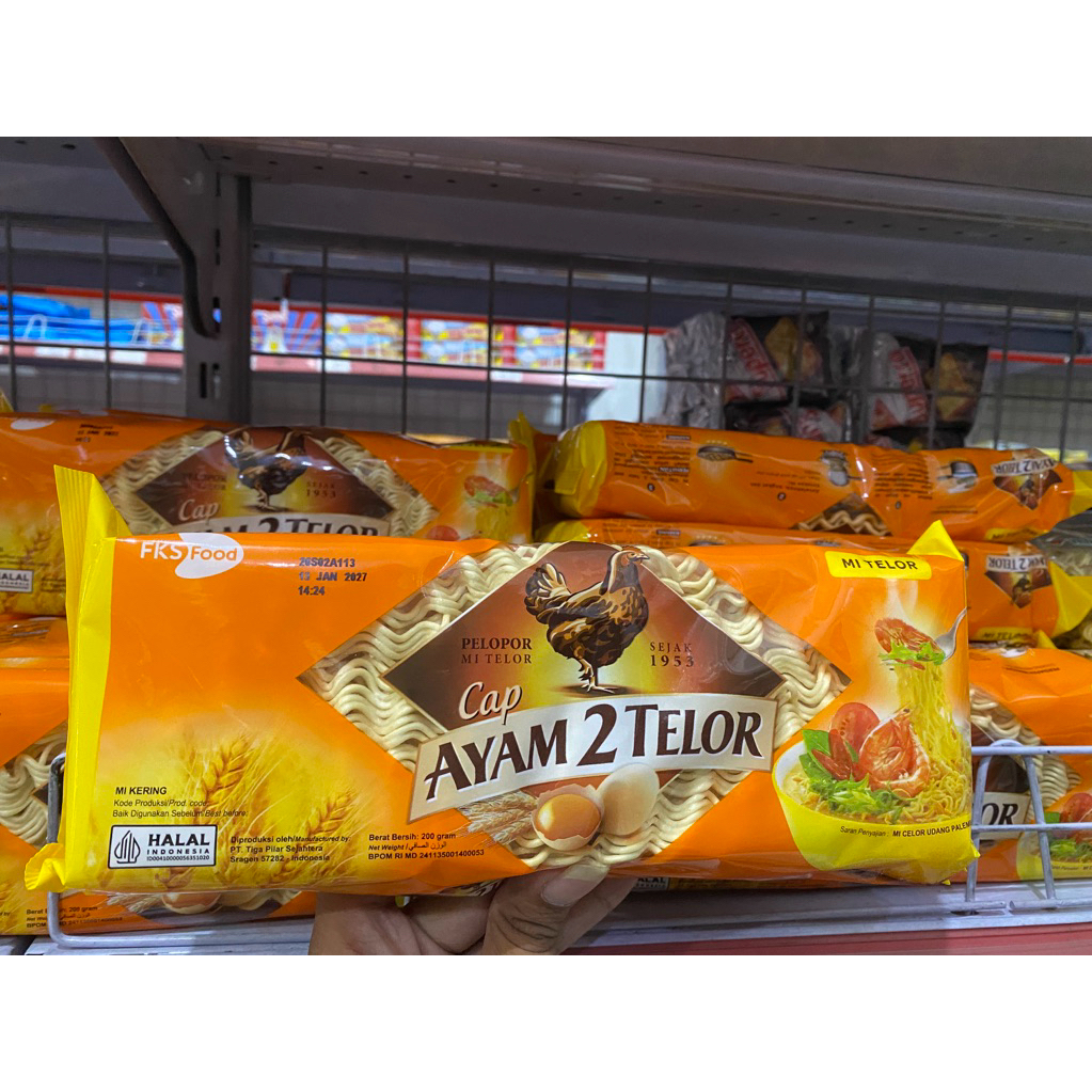 mie cap ayam 2 telur