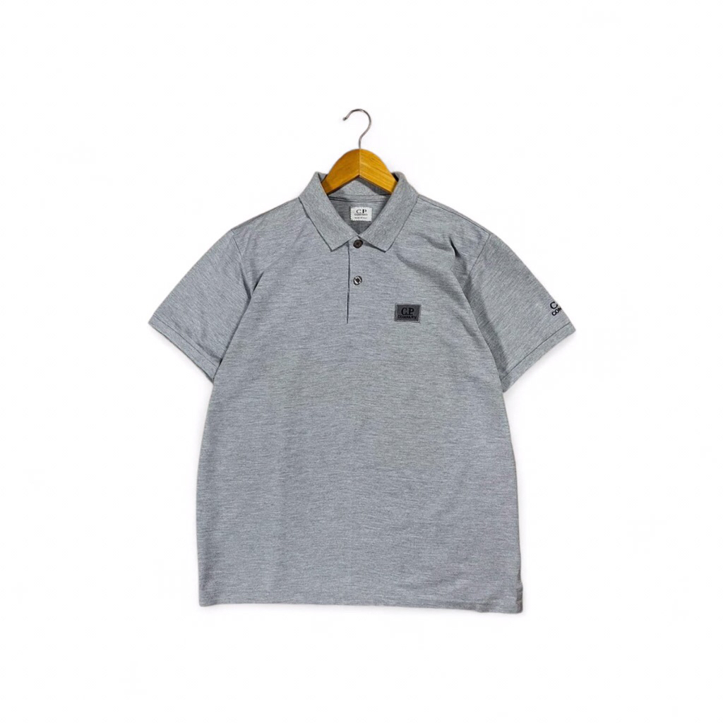 Cp Company Grey Polo Short  Made in Italy Size M  Pxl : 70x53 cm