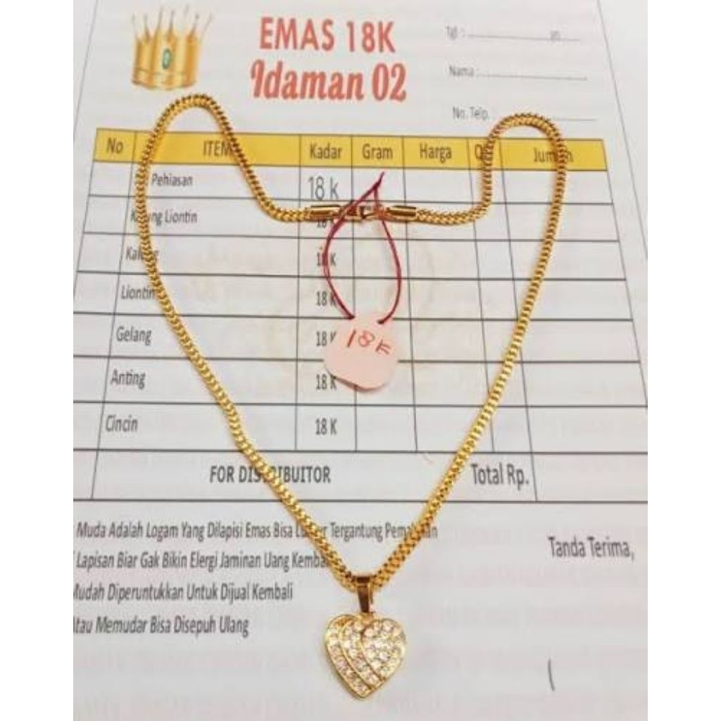 KALUNG EMAS 18 K
