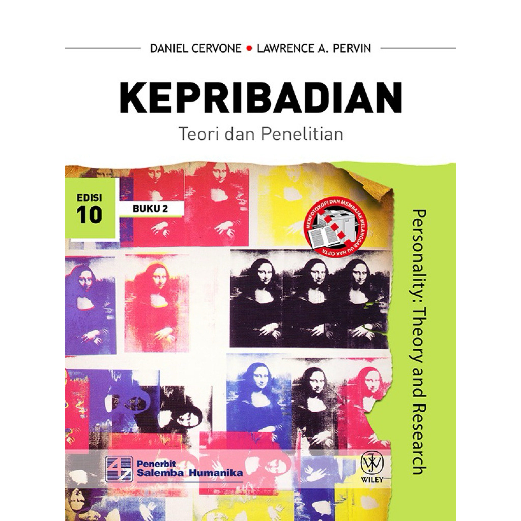 Kepribadian Teori dan Penelitian Edisi 10 Buku 2  by Daniel Cervone