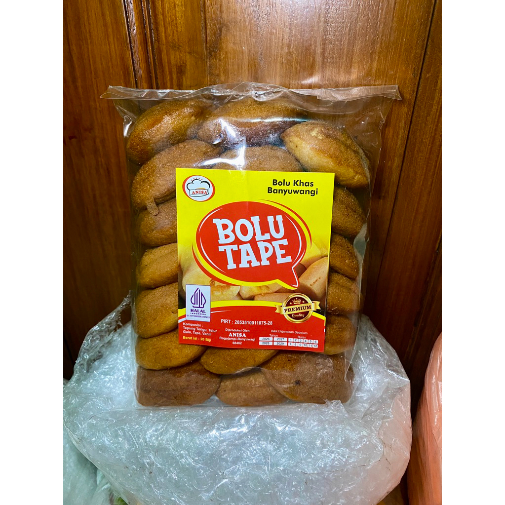 Bolu Tape / Tape Basah / Tape Bolu Legit isi 20 Biji