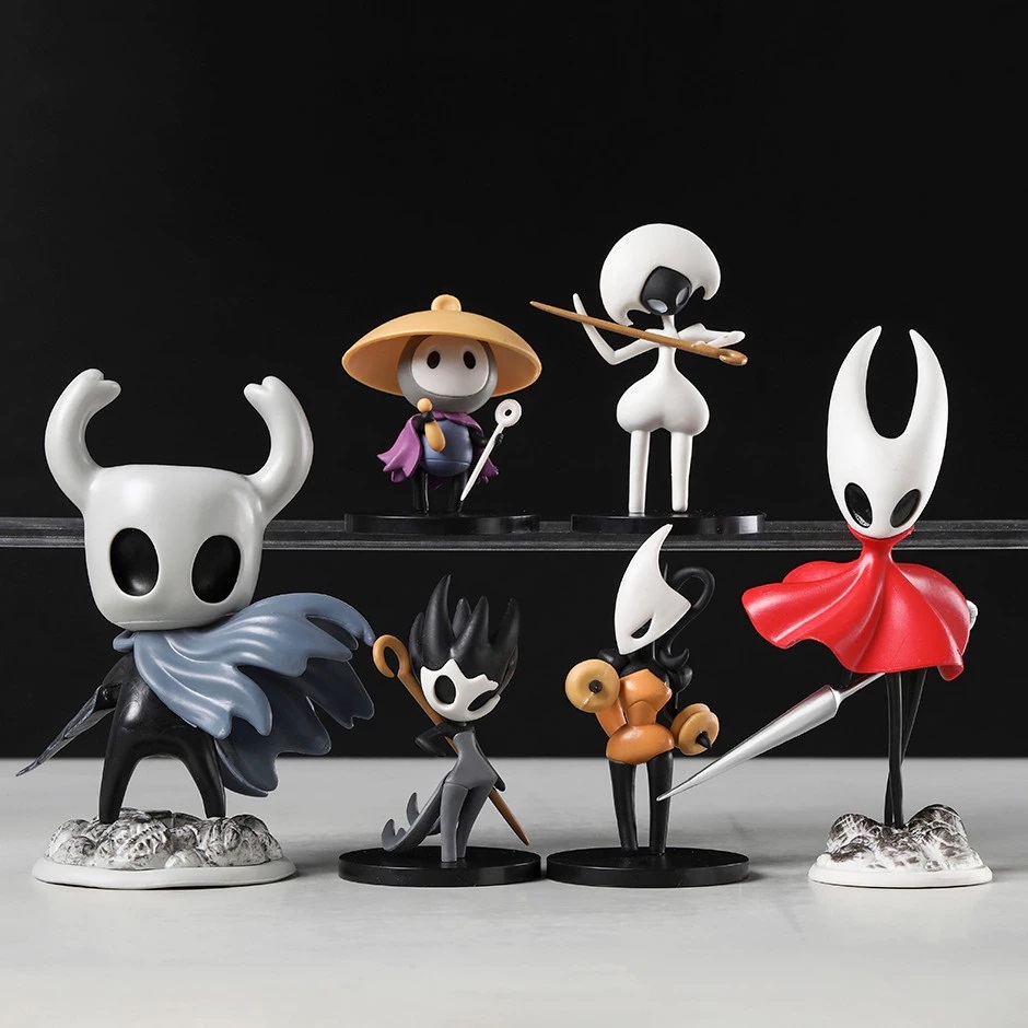 Action Figure Hollow Knight Silk Song - TA - Mainan Action Figur Silksong The Knight Hornet Quirrel 