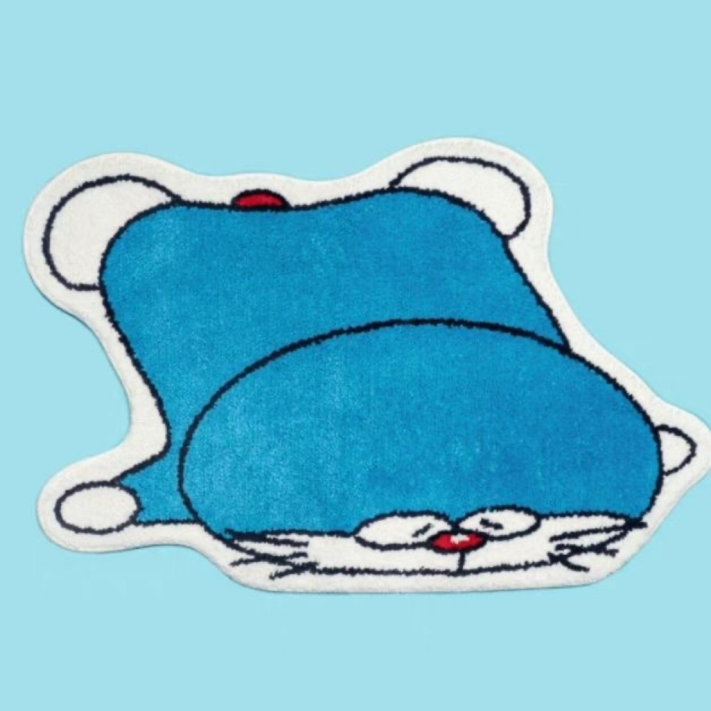 [PREORDER Doraemon] Blue Cat Character Rug – Karpet Lantai Kamar & Ruang Tamu