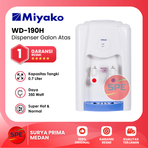Dispenser Miyako WD-190H ( GARANSI RESMI MEDAN)