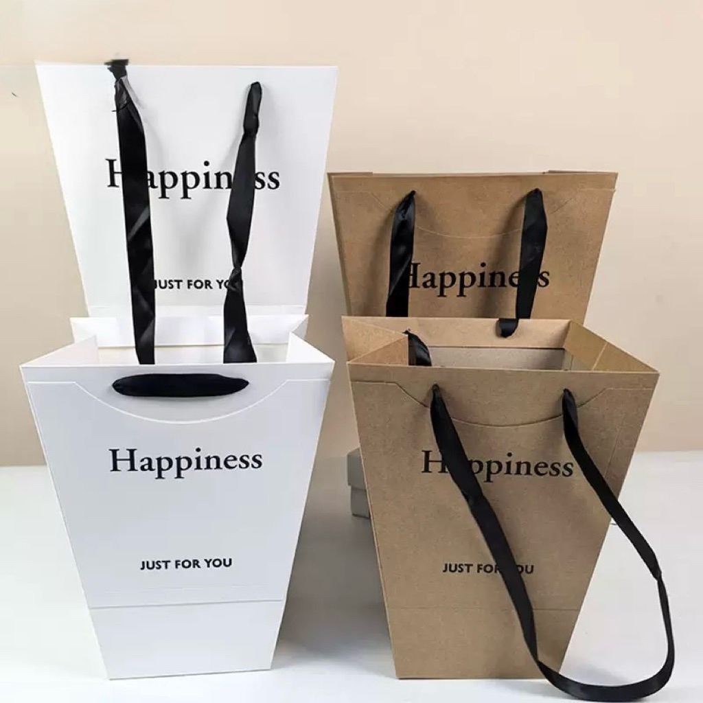 [10095] Paper Bag Premium Buket Bunga | Tote Bag Premium Gift Buket Bunga
