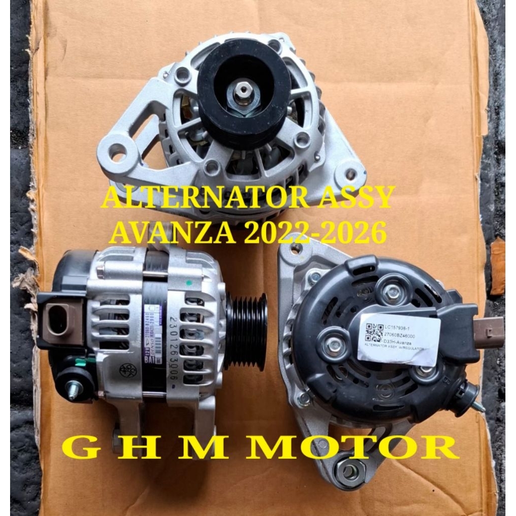 ALTERNATOR ASSY AVANZA 2022-2026 ORIGINAL