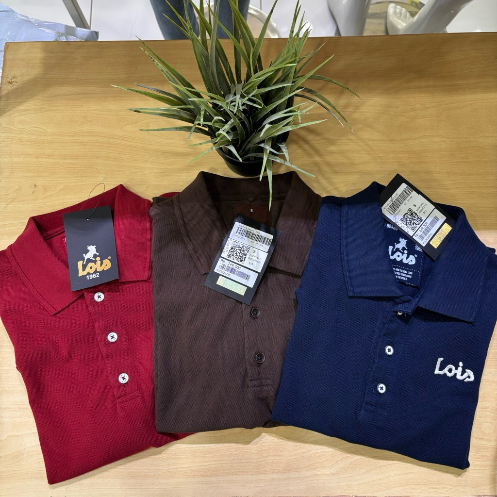 Kaos kerah lois pria original terbaru