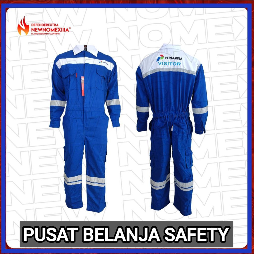 Wearpack nomex pertamina VISITOR - Wearpack anti percikan api murah
