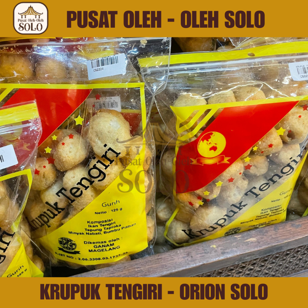 Krupuk Tengiri Ganam Magelang 125 Gram - Orion Solo