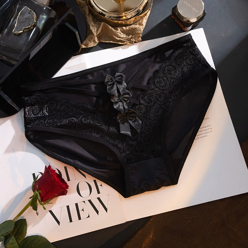 Pikat Keanggunan dengan Celana Dalam Mewah: CD086 Renda Satin Elegan, Model Sexy & Nyaman untuk Wani
