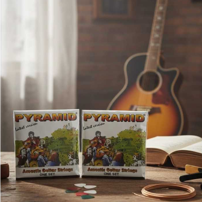 Senar Gitar Pyramid String / 1 set senar gitar / Pyramid