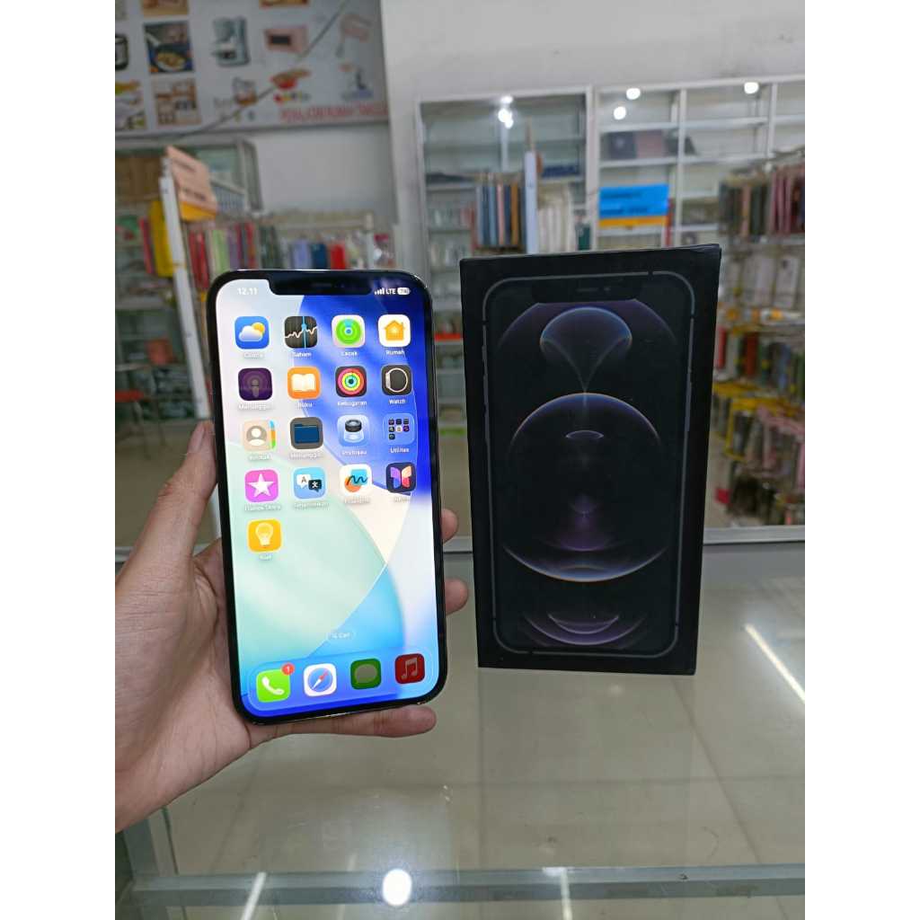 IPHONE 12 PRO MAX 128GB SECOND SEKEN 128 INTERNAL 128