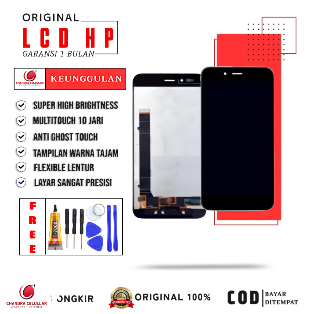 {ORIGINAL} LCD XIAOMI MI5X / MIA1 FULLSET TOUCHSCREEN
