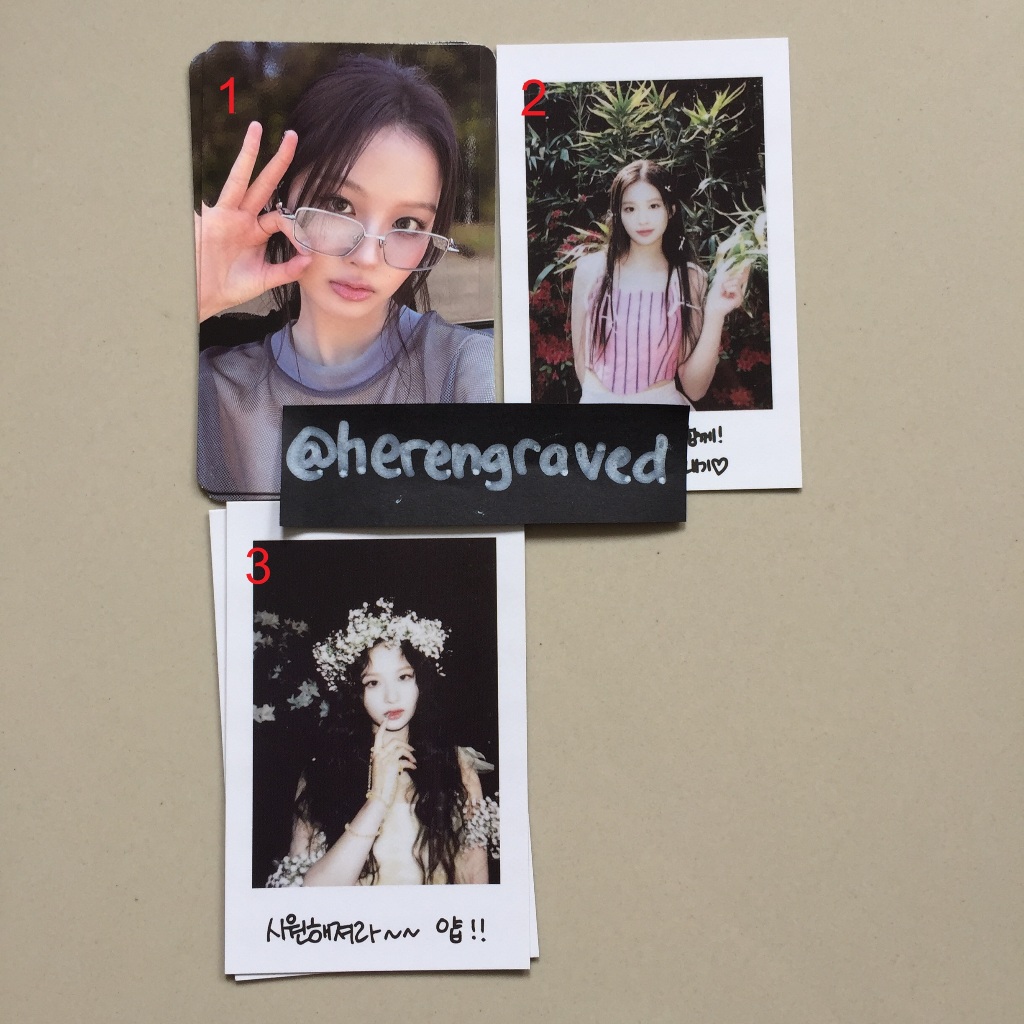 (Ready Stock) Photocard official Nmixx Sullyoon