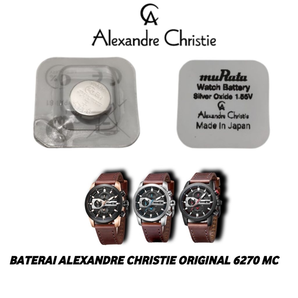 Baterai Alexandre Christie original 6270 MC