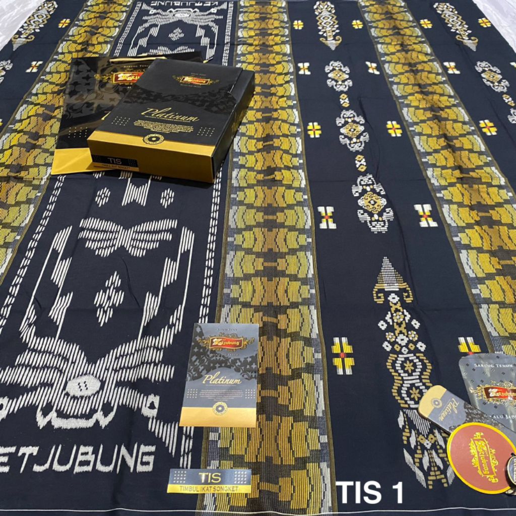 sarung ketjubung platinum gold kecubung motif terbaru