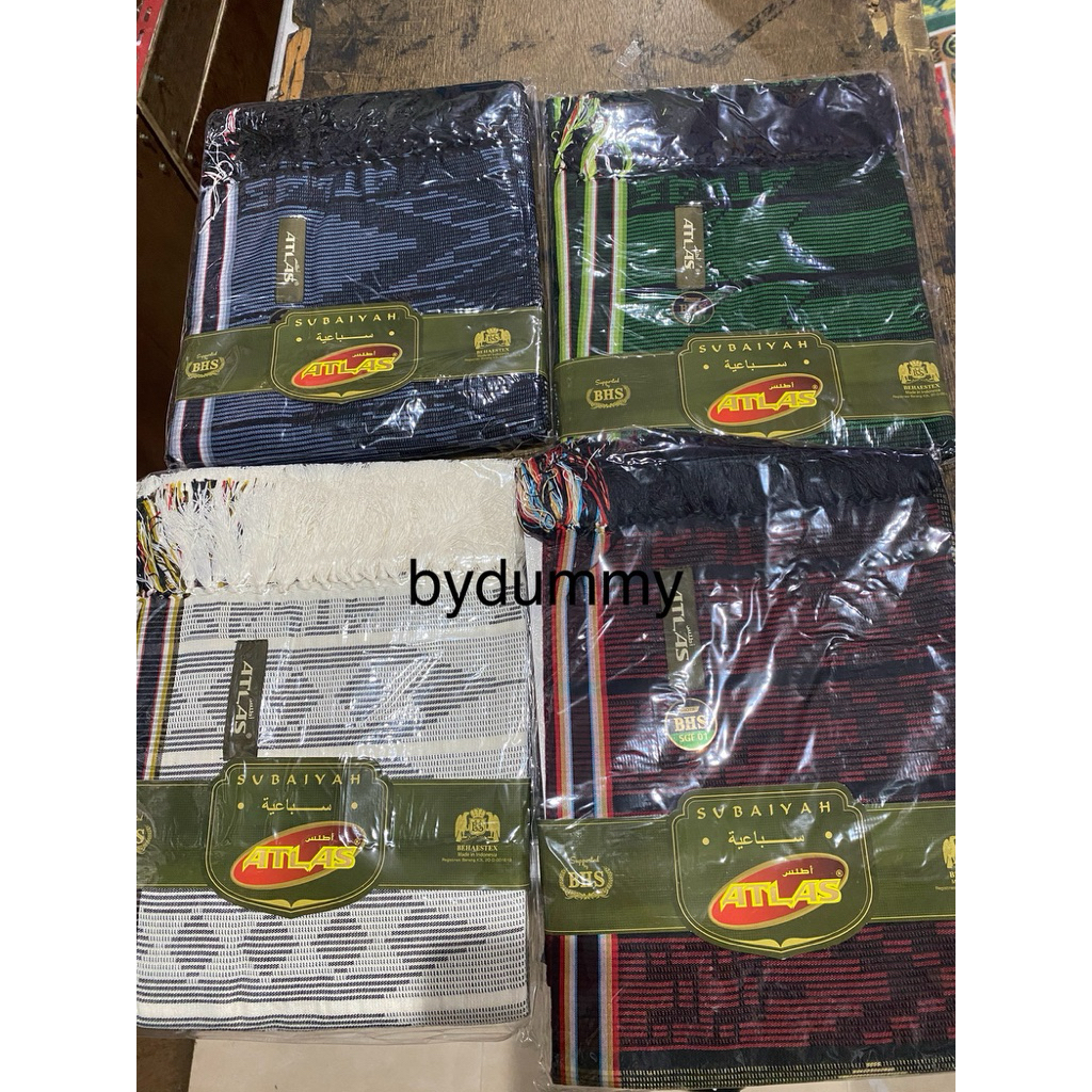 Sorban Surban orginal panjang merk wadimor/ atlas motif bhs subaiyah ready grosir murah