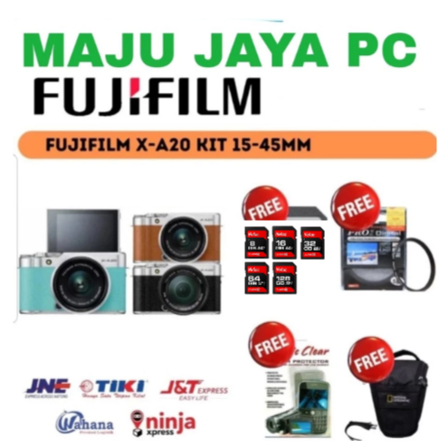 FUJIFILM XA20 KIT XC 15-45-FUJI XA20 XA 20 KAMERA FUJIFILM MIRRORLES