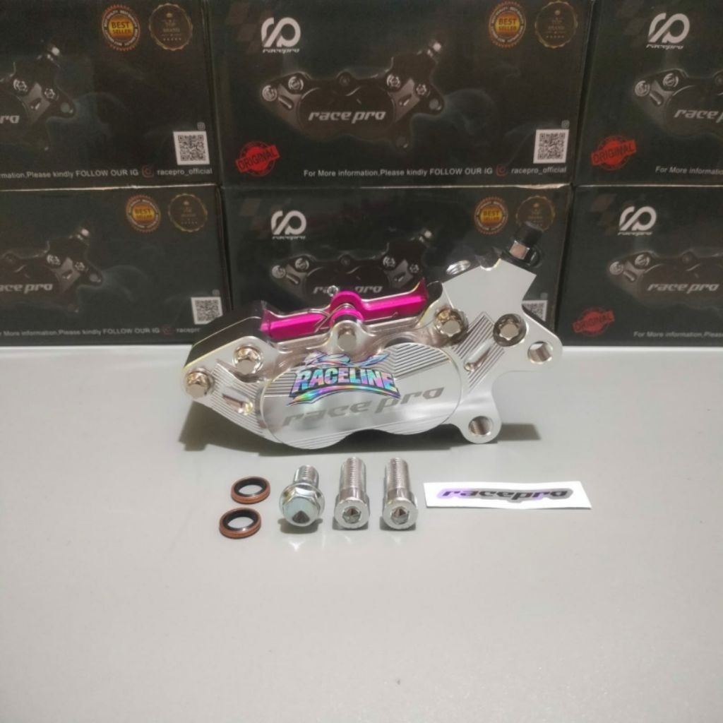 kaliper caliper rem racepro 4 piston kaliper racepro gpx 4p universal original