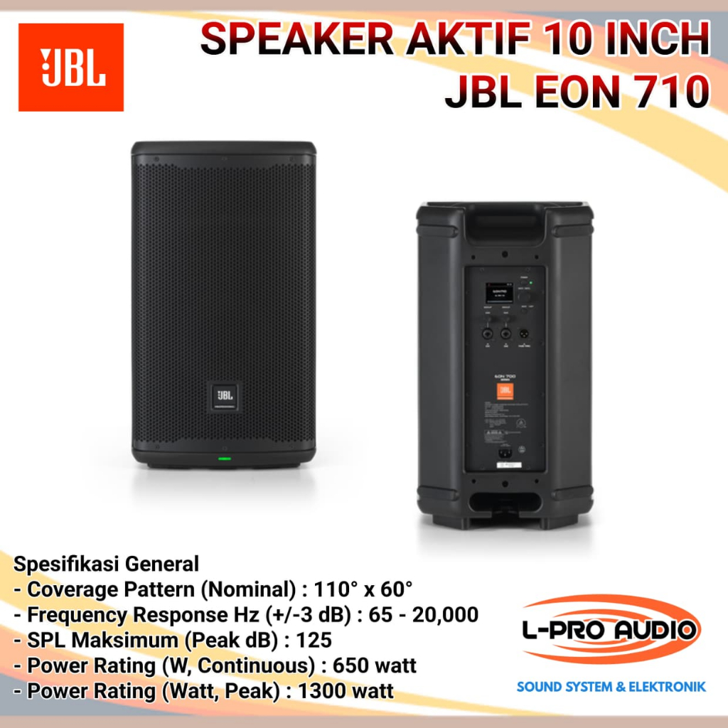 Speaker Aktif JBL EON 710  Powered PA Active Speaker