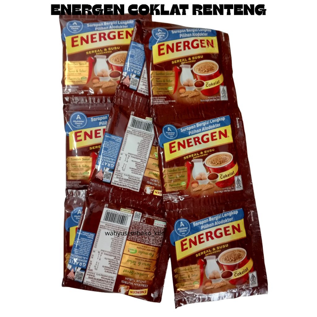[ PROMO ] ENERGEN COKLAT 1 RENTENG