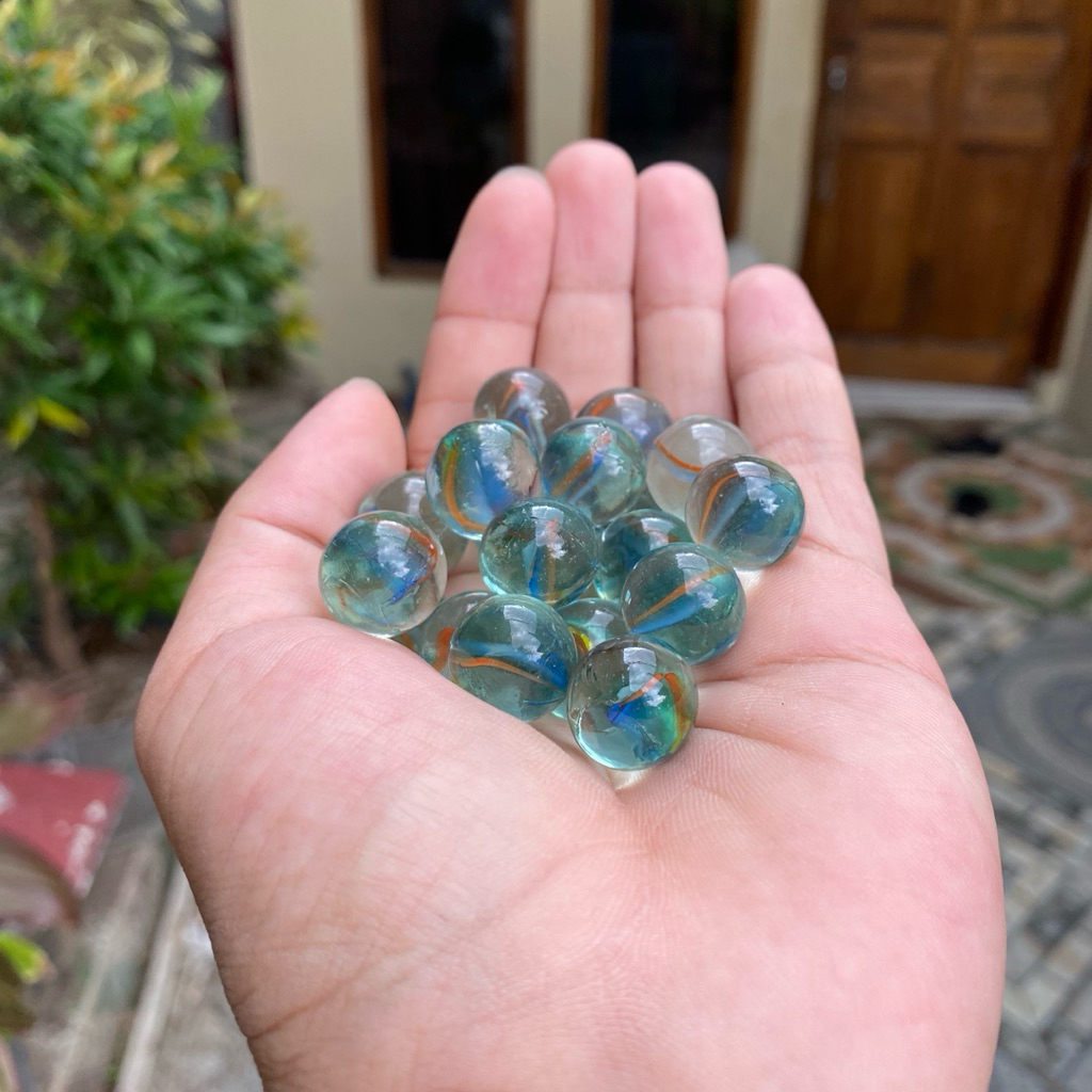 Mainan Kelereng Tradisional Anak 50-+ Butir. 250gram, Kualitas Langka dan Asyik