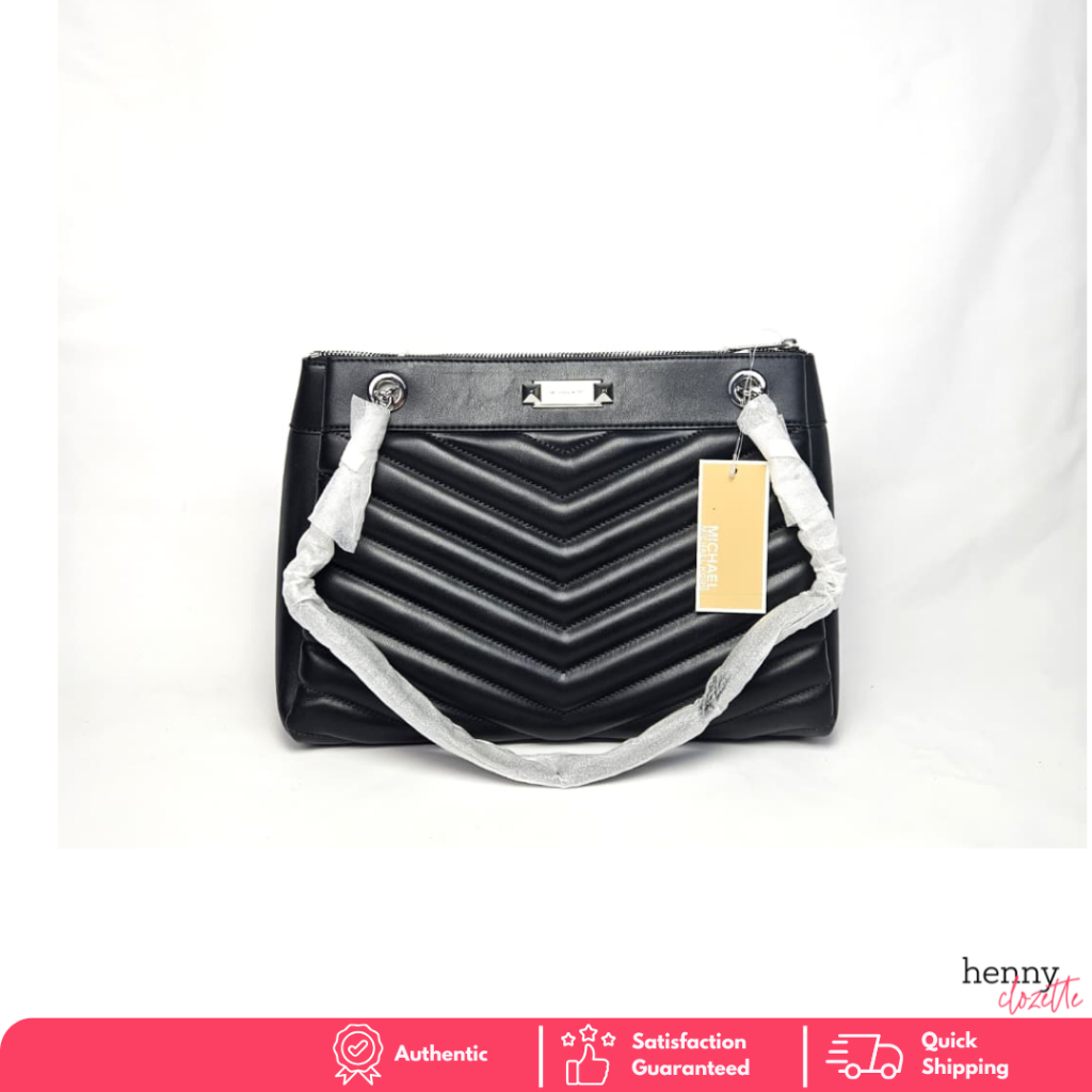 MK Whitney Medium Shoulder Bag : Black