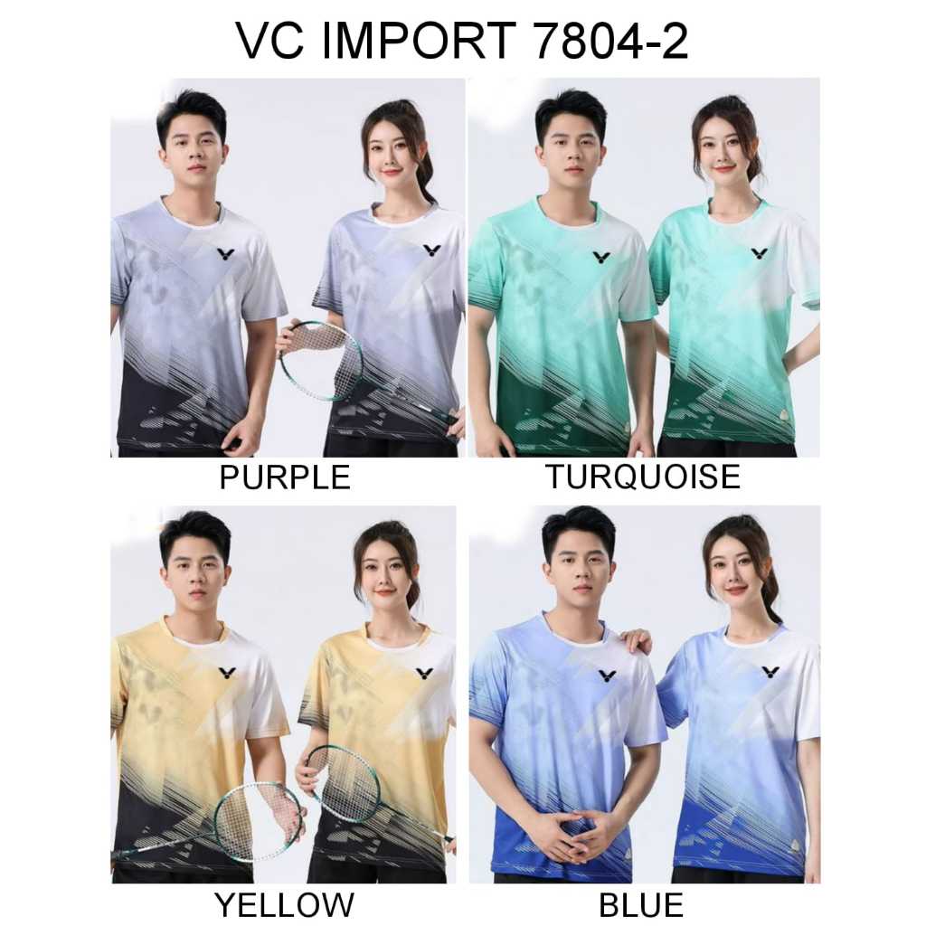 Baju Badminton Jersey bulutangkis Victor Import VC7804