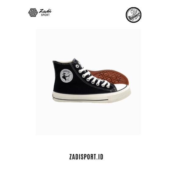 SEPATU WARRIOR ATHENA HC BLACK/WHITE (ATHENA HC)