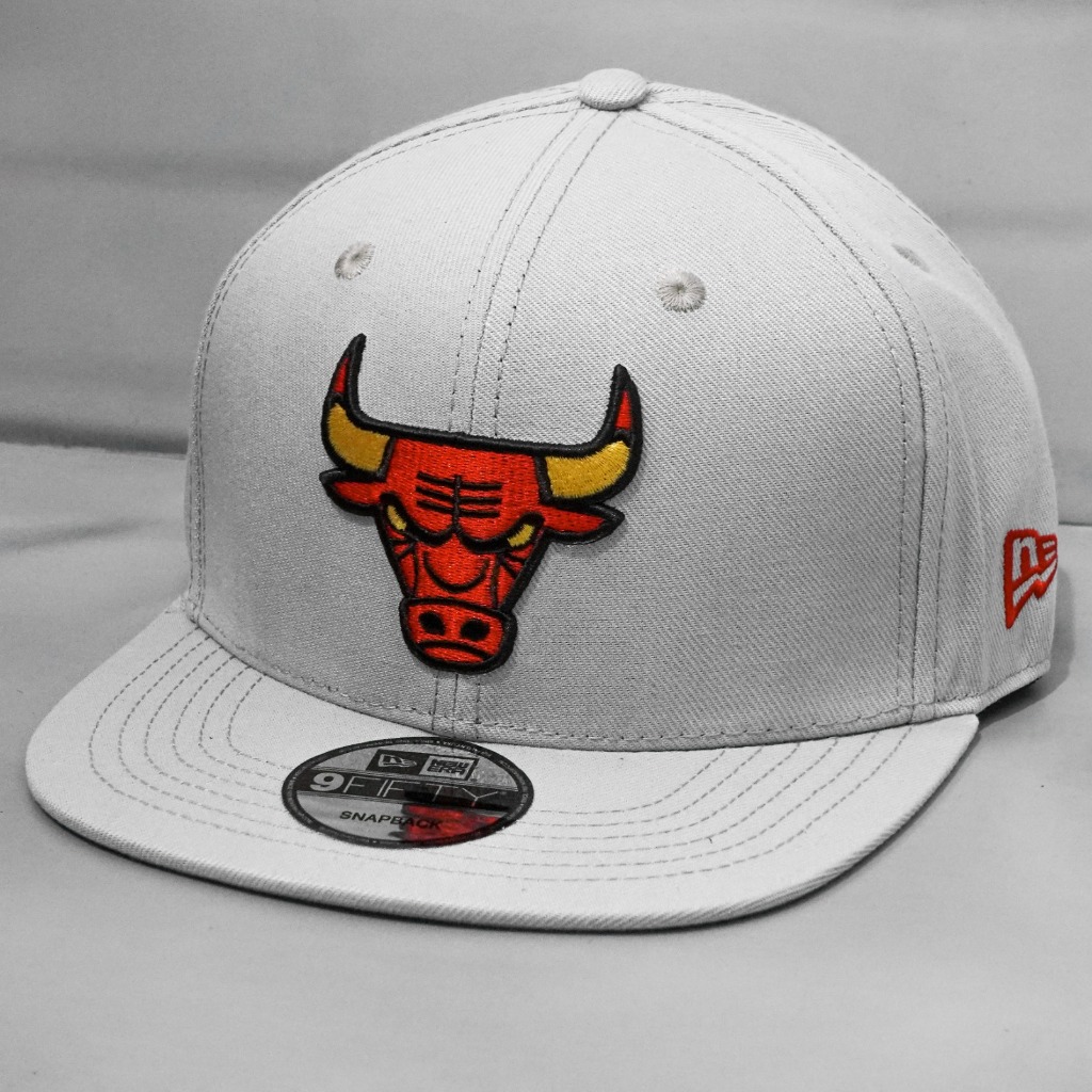 Topi Bulls Baseball Pria Topi NBA Import Mirror ORI