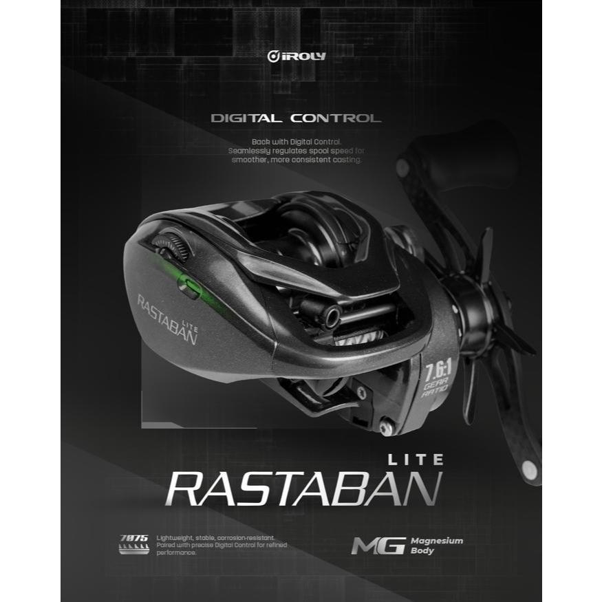 Reel BC / BAITCASTING IROLY RASTABAN DS / DC lite 200