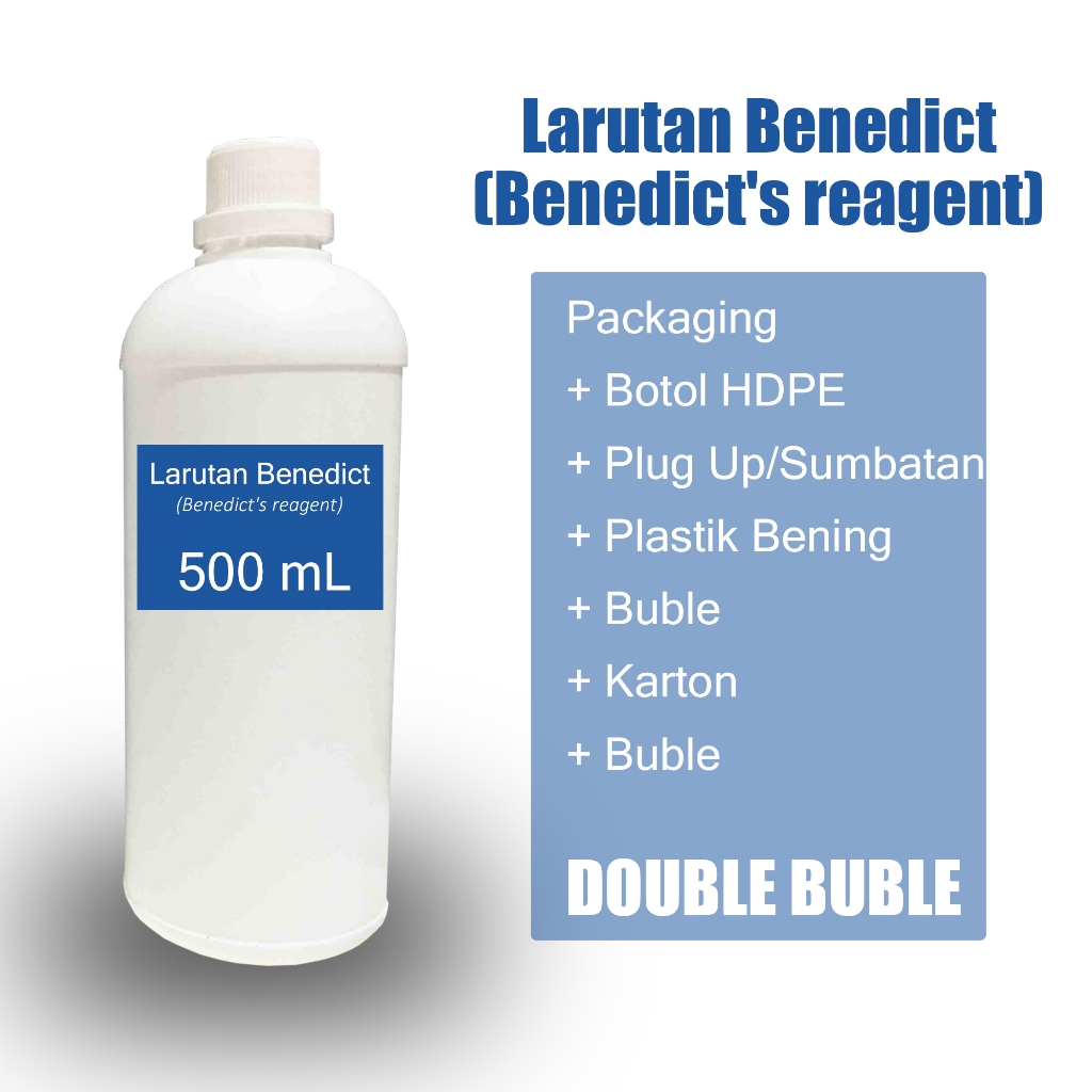Larutan Benedict 500ml / Benedict's reagent / Benedict's solution / Uji Gula Pereduksi