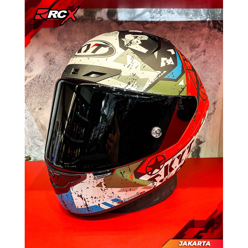 HLM KYT NZ RACE Blazzing Matt Red