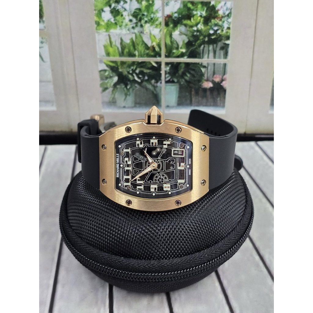 JAM TANGAN PRIA AUTOMATIC RM SWISS ROSEGOLD D.40MM
